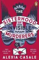 book cover for The Sisterhood of Invisible Murderers