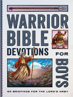 book cover for Warrior Bible Devotions for Boys
