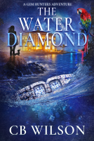 book cover for The Water Diamond: A Gem Hunters Mystery