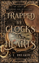 book cover for Trapped by Clocks and Hearts