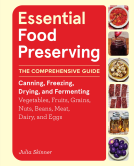 book cover for Essential Food Preserving