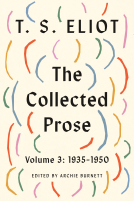 book cover for The Collected Prose, Volume 3: 1935–1950