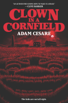 book cover for Clown in a Cornfield