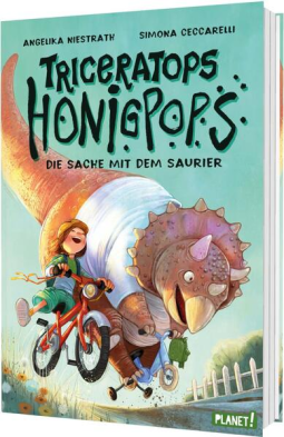 Buchcover für Triceratops Honigpops 1: Die Sache mit dem Saurier