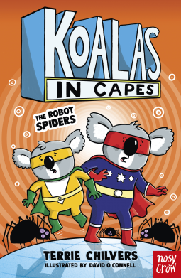 book cover for Koalas in Capes: The Robot Spiders