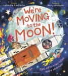 book cover for We're Moving to the Moon