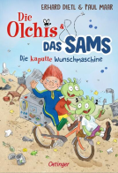 Buchcover für Die Olchis und das Sams. Die kaputte Wunschmaschine