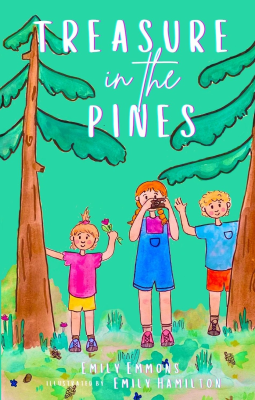 book cover for Treasure in the Pines