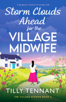 book cover for Storm Clouds Ahead for the Village Midwife