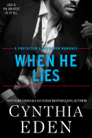 book cover for When He Lies