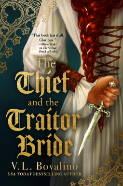 book cover for The Thief and the Traitor Bride