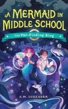 book cover for A Mermaid in Middle School