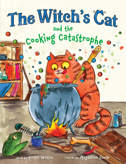 book cover for The Witch's Cat and the Cooking Catastrophe