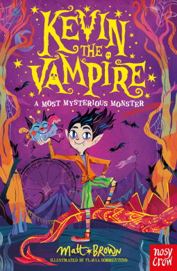 book cover for Kevin the Vampire: A Most Mysterious Monster