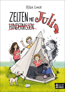 Buchcover für Zelten mit Juli