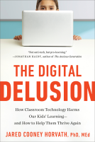 book cover for The Digital Delusion