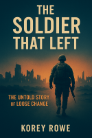 book cover for The Soldier That Left