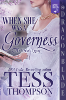 book cover for When She Was a Governess