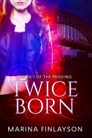 book cover for Twiceborn