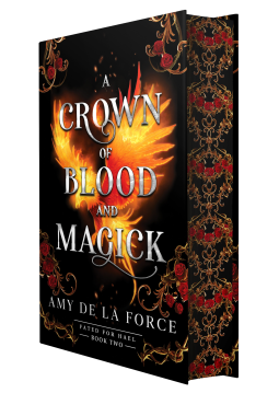book cover for A Crown of Blood and Magick