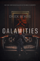 book cover for The Calamities