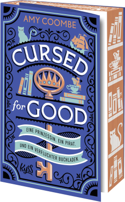 Buchcover für Cursed for Good – Eine Prinzessin. Ein Pirat. Und ein verfluchter Buchladen.