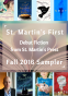 Cover Image: St. Martin's First Fall 2016 Sampler