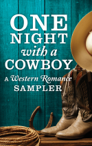 book cover for One Night with a Cowboy: A Western Romance Sampler