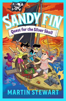 book cover for Sandy Fin: Quest for the Silver Skull