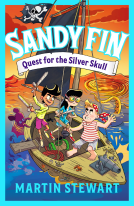 book cover for Sandy Fin: Quest for the Silver Skull