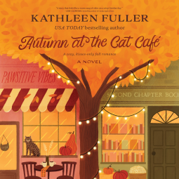book cover for Autumn at the Cat Cafe