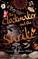 book cover for The Clockmaker and the Shrike