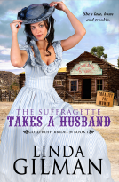 book cover for The Suffragette Takes a Husband