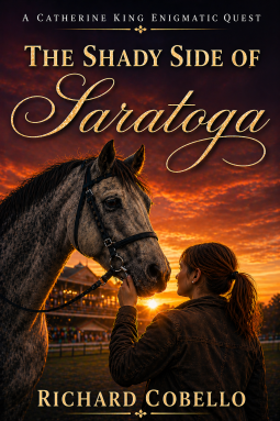 book cover for The Shady Side of Saratoga