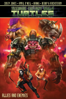book cover for Teenage Mutant Ninja Turtles: Allies and Enemies