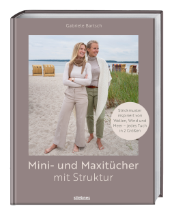 Buchcover für Mini- und Maxitücher mit Struktur