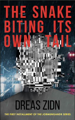book cover for The Snake Biting Its Own Tail