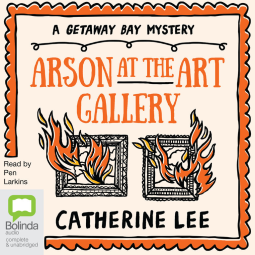 book cover for Arson at the Art Gallery