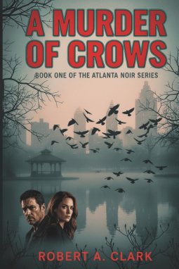 book cover for A Murder of Crows