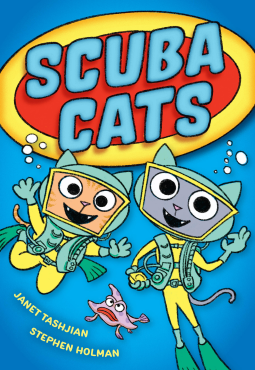 book cover for Scuba Cats