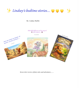 book cover for Lindsey's bedtime stories