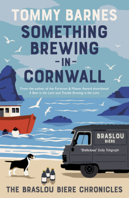 book cover for Something Brewing in Cornwall