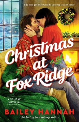 book cover for Christmas at Fox Ridge