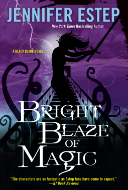 book cover for Bright Blaze of Magic