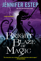 book cover for Bright Blaze of Magic