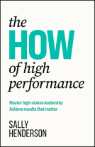 book cover for The HOW of High Performance