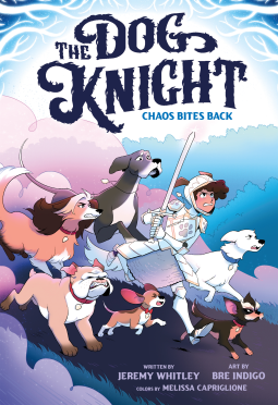 book cover for The Dog Knight: Chaos Bites Back