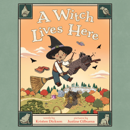 book cover for A Witch Lives Here