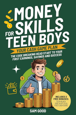 book cover for Money Skills for Teen Boys