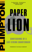 book cover for Paper Lion